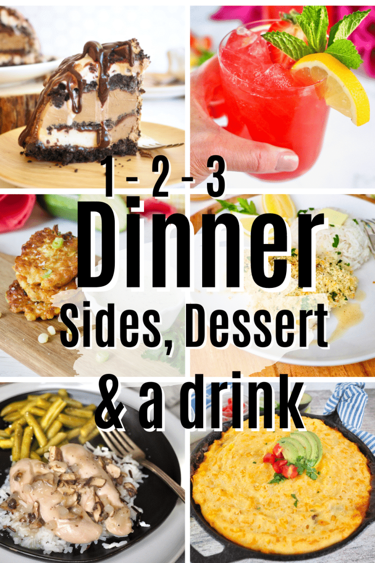 1, 2, 3 — Dessert, Sides, Dinner and a Drink!  | Fresh Fridays, August 26