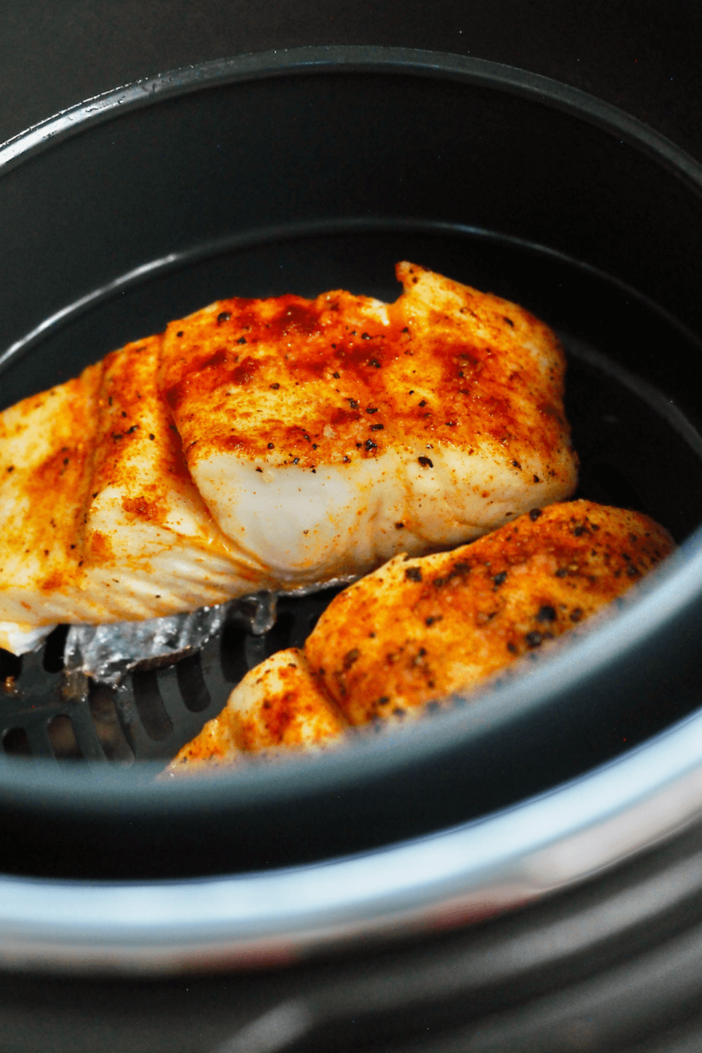 Easy Air Fryer Halibut Recipe • The Fresh Cooky