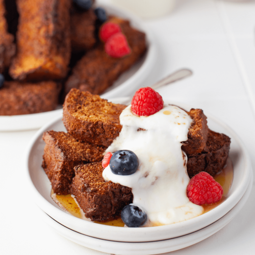 Easy Air Fryer French Toast Sticks Recipe • The Fresh Cooky