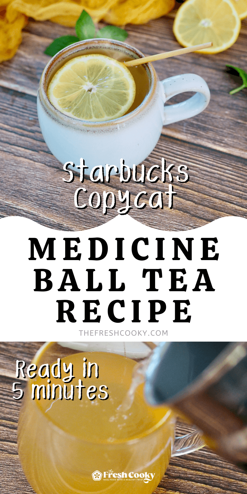 Copycat Starbucks Medicine Ball Tea Recipe • The Fresh Cooky