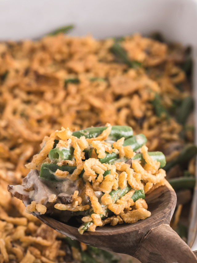 Classic Green Bean Casserole with Bacon Story