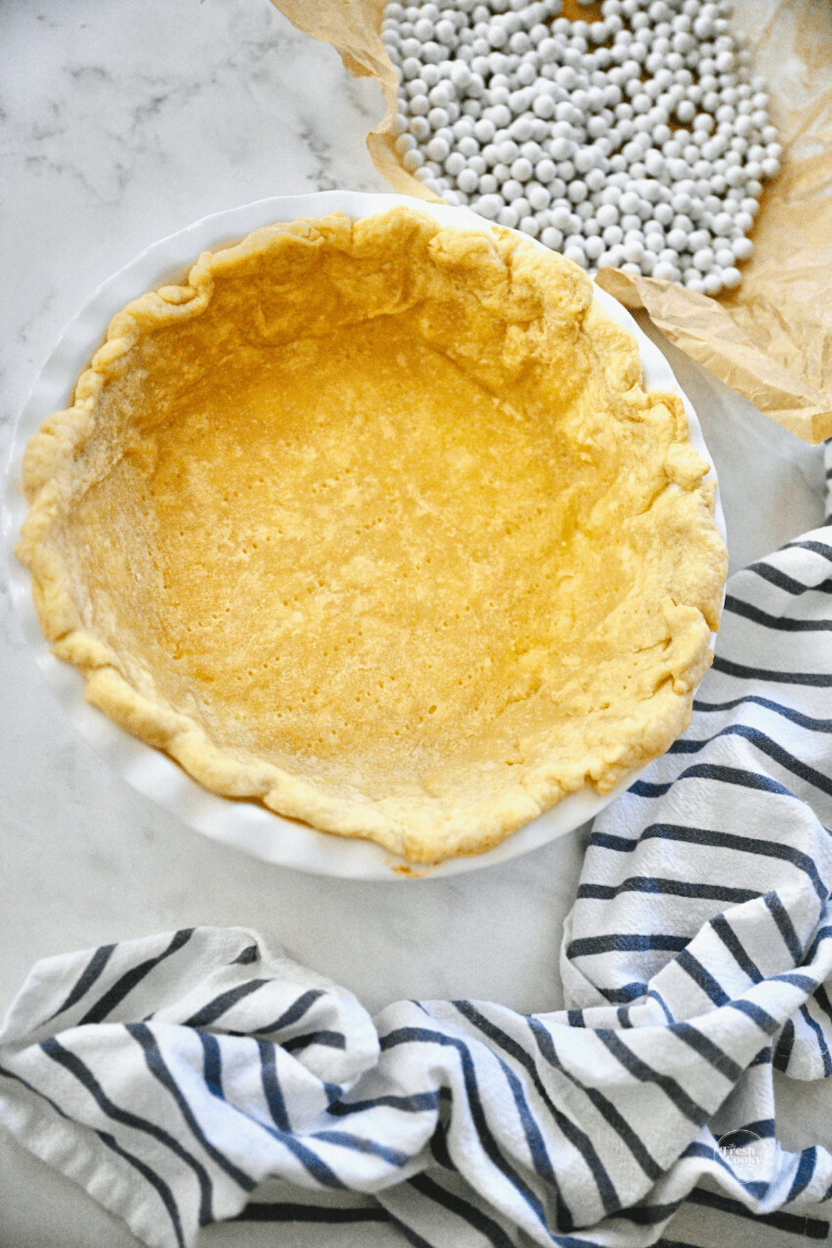 Not perfect pie crust, shrunk.