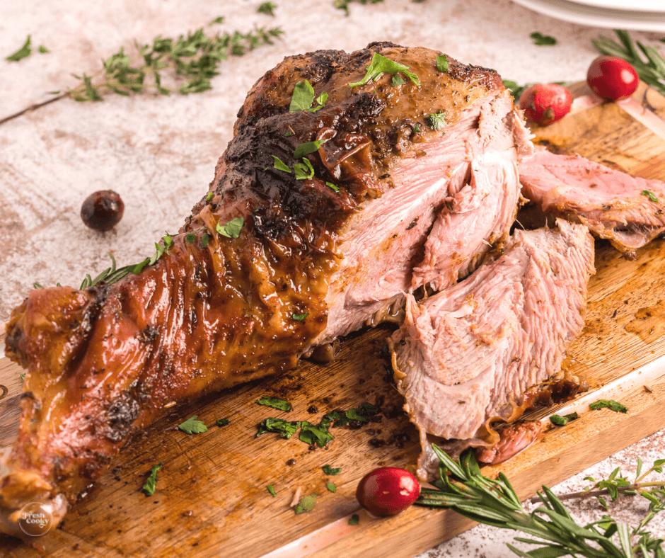 Easy Crispy Air Fryer Turkey Legs • The Fresh Cooky