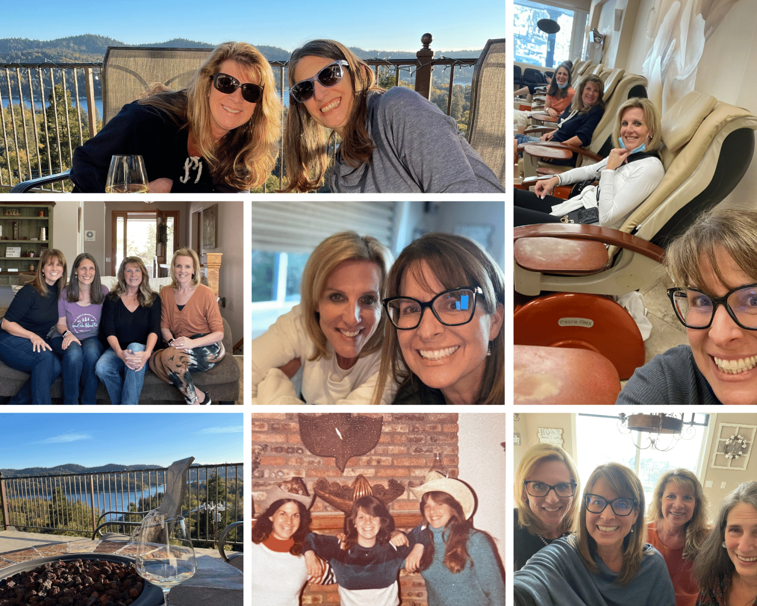 Girls trip collage.