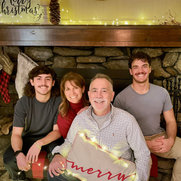 Family Christmas picture .