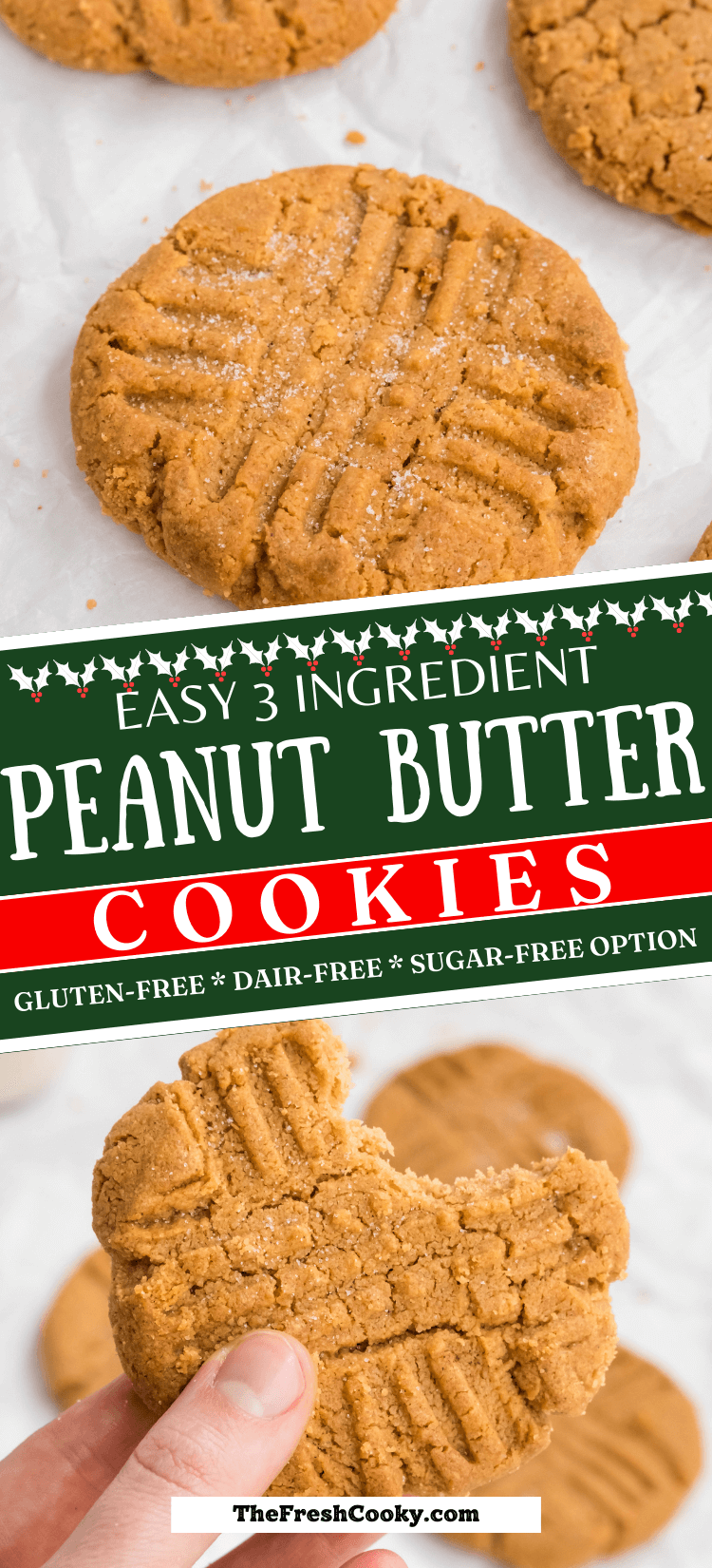 Easy Peanut Butter Cookies (Gluten-Free) • The Fresh Cooky