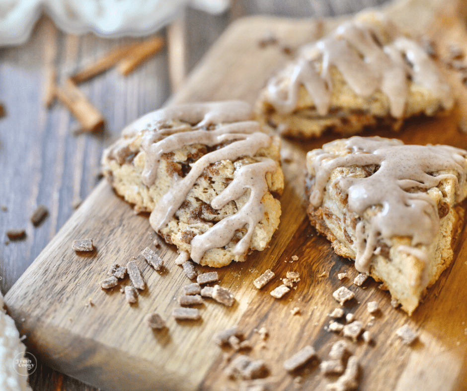 Easy Cinnamon Chip Scones Recipe (Copycat Panera) • The Fresh Cooky