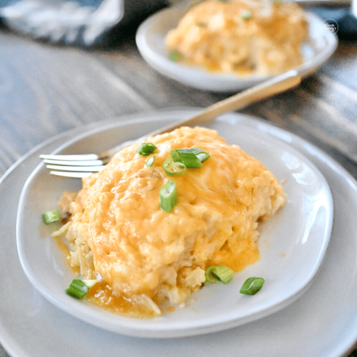 Crockpot Cracker Barrel Hash Brown Casserole {easy toss & go recipe!}