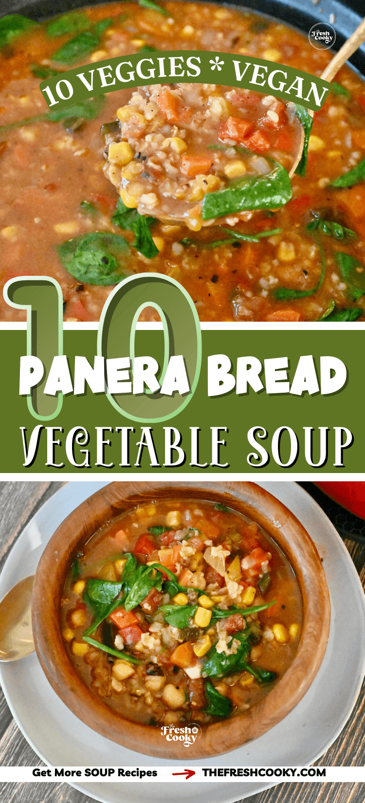 Panera Bread 10 Vegetable Soup The Fresh Cooky