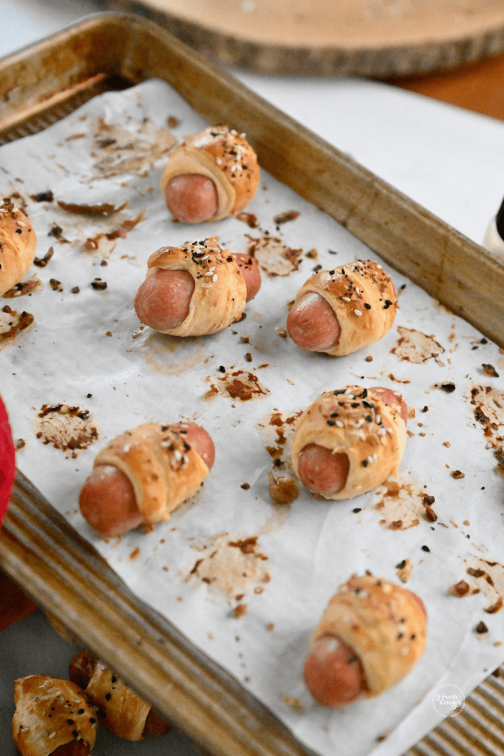 Easy Pigs in a Blanket Recipe (Air Fryer or Oven) • The Fresh Cooky