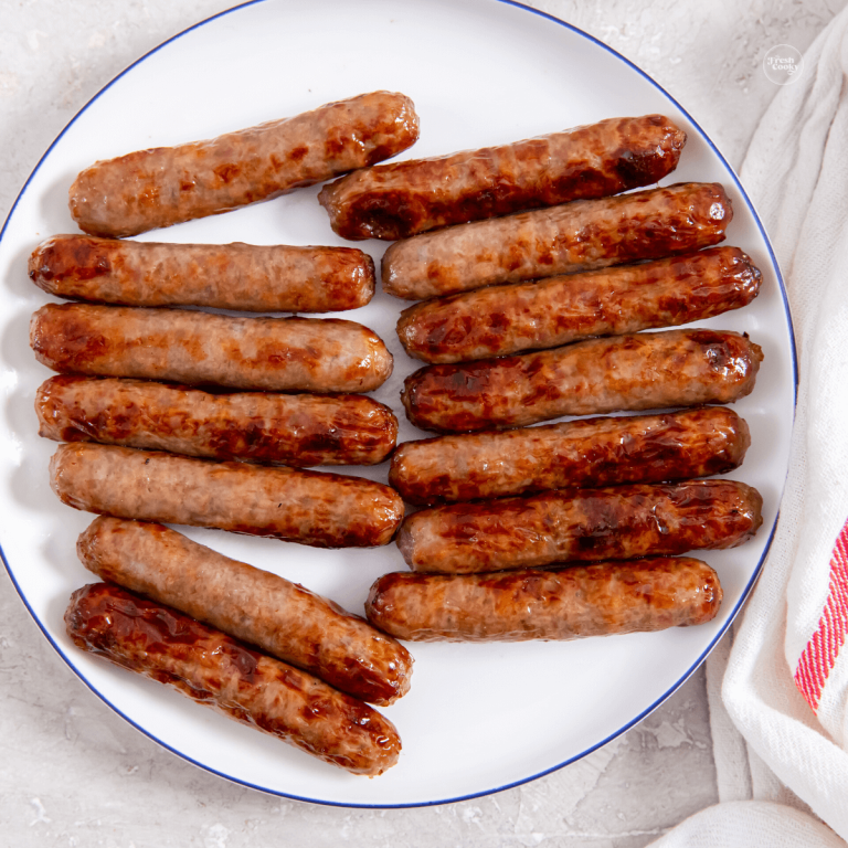 Easy Air Fryer Breakfast Sausage Links (Fresh or Frozen)