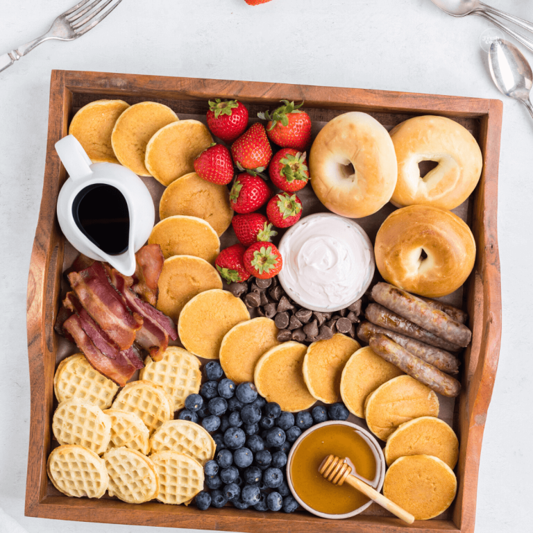 How to Make a Pancake Breakfast Charcuterie Board