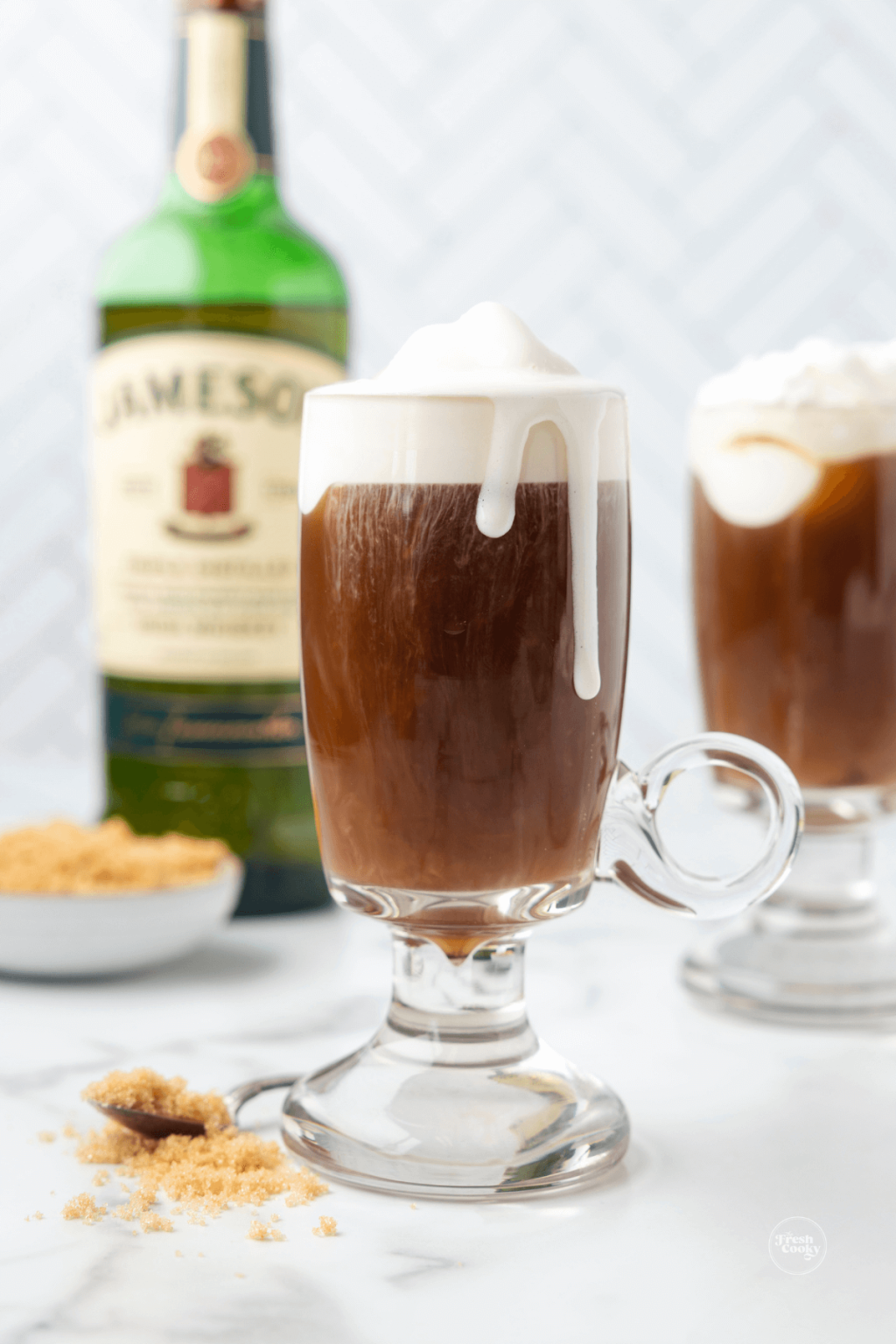 Easy Classic Irish Coffee Recipe (4 ingredients) • The Fresh Cooky