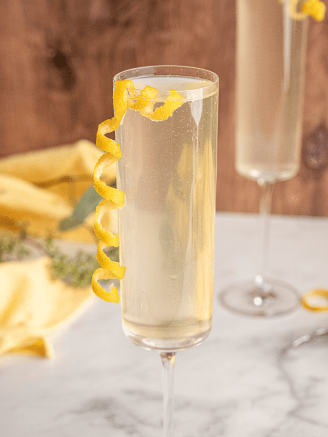 Elderflower French 75 Cocktail with St Germain Story