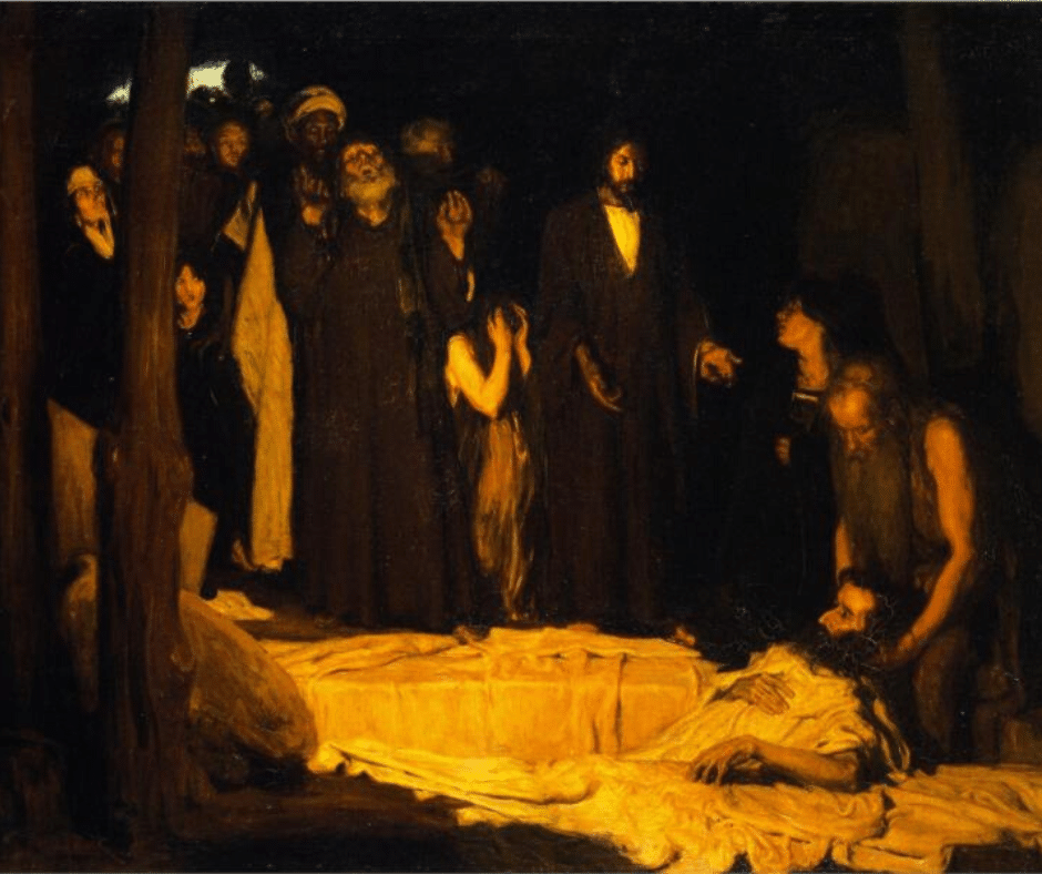 The Resurrection of Lazarus, Henry Ossawa Tanner.