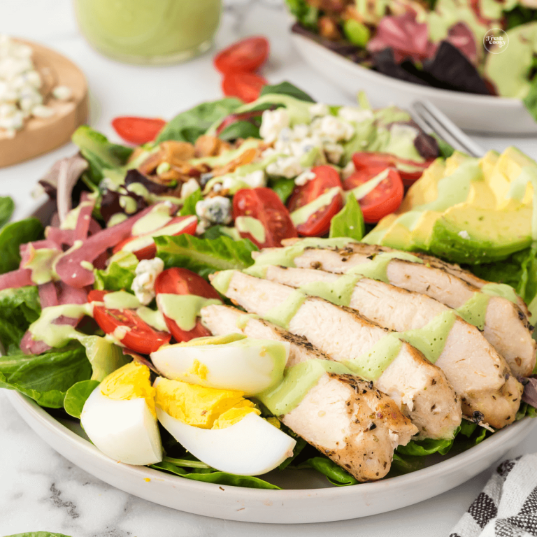 Panera Cobb Salad with Green Goddess Dressing.