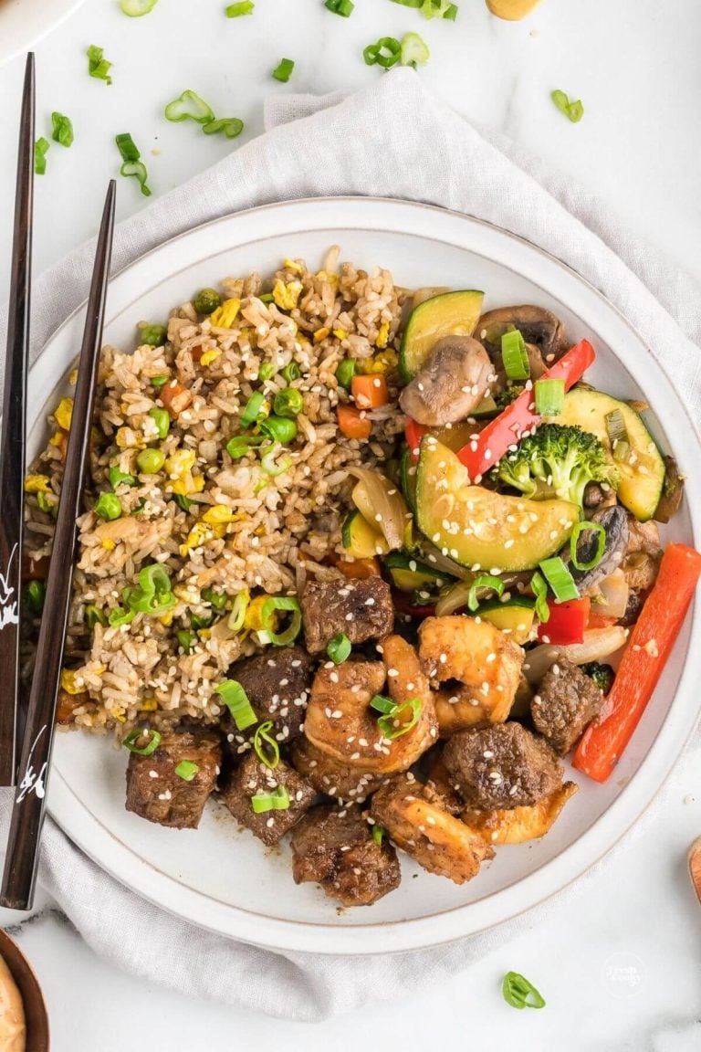 Blackstone Hibachi Steak and Shrimp • The Fresh Cooky