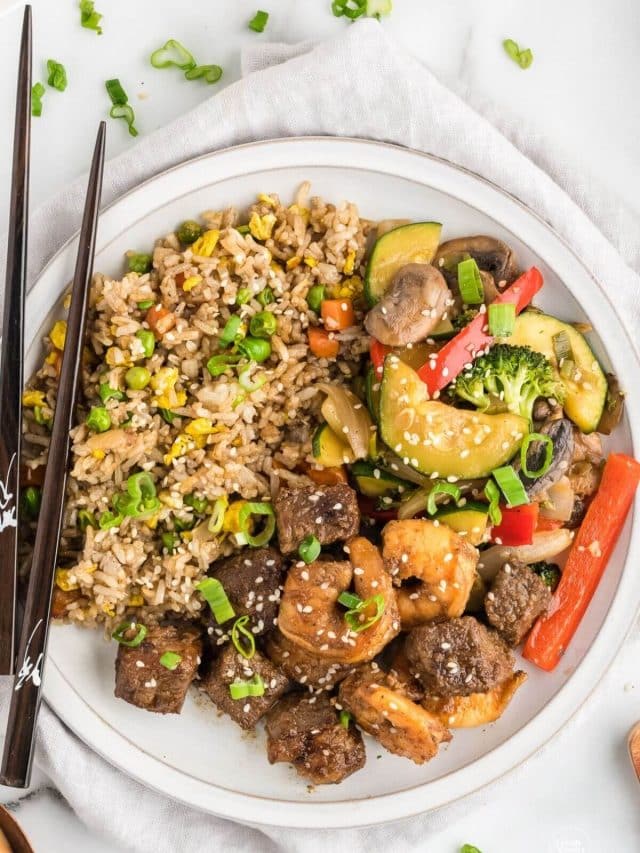 Easy Hibachi Steak and Shrimp with Fried Rice Story