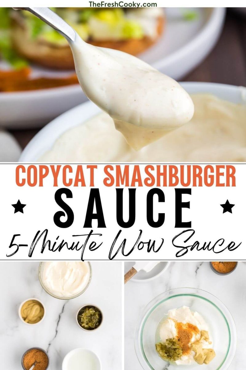 Copycat Smashburger sauce for burgers, to pin.