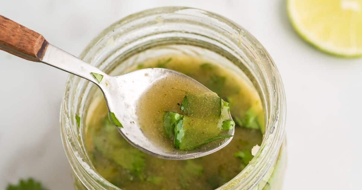 Simple Cilantro Honey Lime Vinaigrette Recipe • The Fresh Cooky