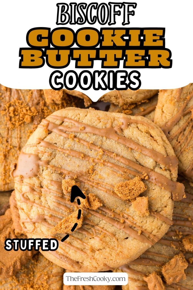 Biscoff cookie butter cookies to pin.