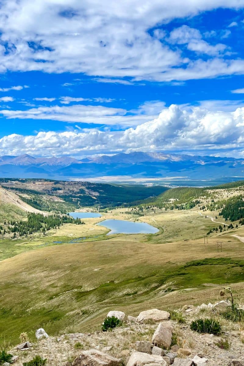 Stunning views from top of Mosquito pass heading into Leadville.