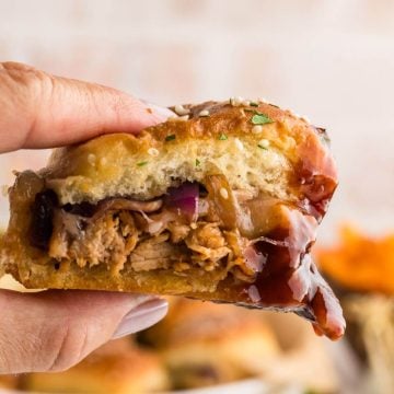 Best, Easy BBQ Pulled Chicken Sliders Recipe