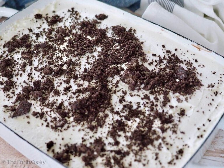 Final Oreo Dessert without Cool Whip.