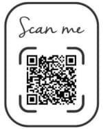 QR Code for Small Batch Cinnamon Rolls to take reader back to the original post.