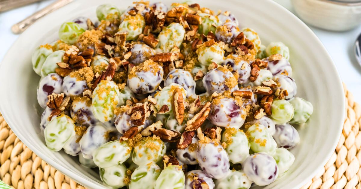 Copycat Chicken Salad Chick Grape Salad Recipe - The Fresh Cooky