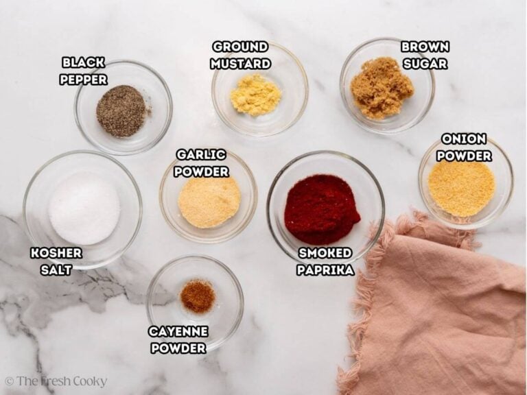 Ingredients needed to make the best hamburger seasoning.