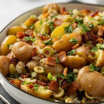 Warm German Style Potato Salad