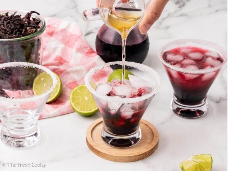 Add orange liqueur to glass.