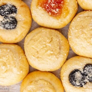 Kolaches with various fillings.