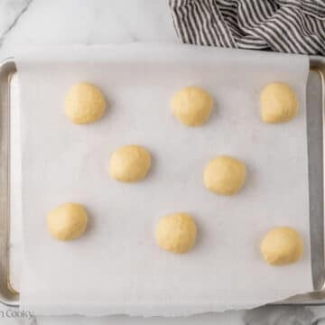 Shape into dough balls.