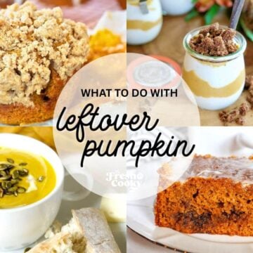 What to do with Leftover Pumpkin Puree