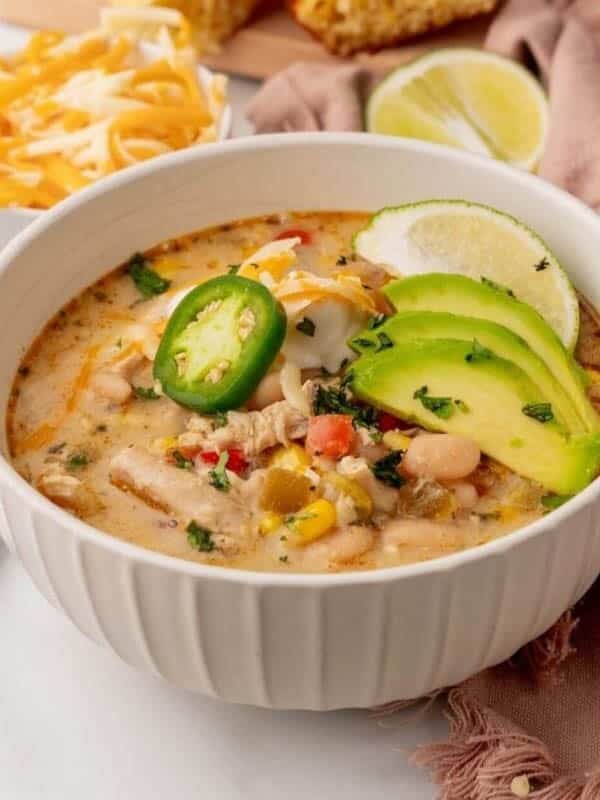 White chicken chili