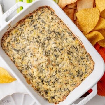 Homemade Spinach Artichoke Dip