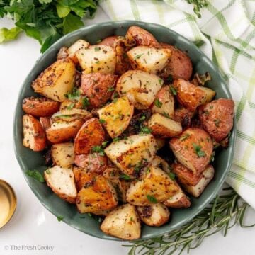 Roasted Potatoes and Onions