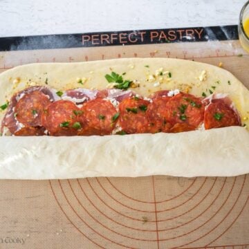 Roll tight, keeping edges folded in as you roll.