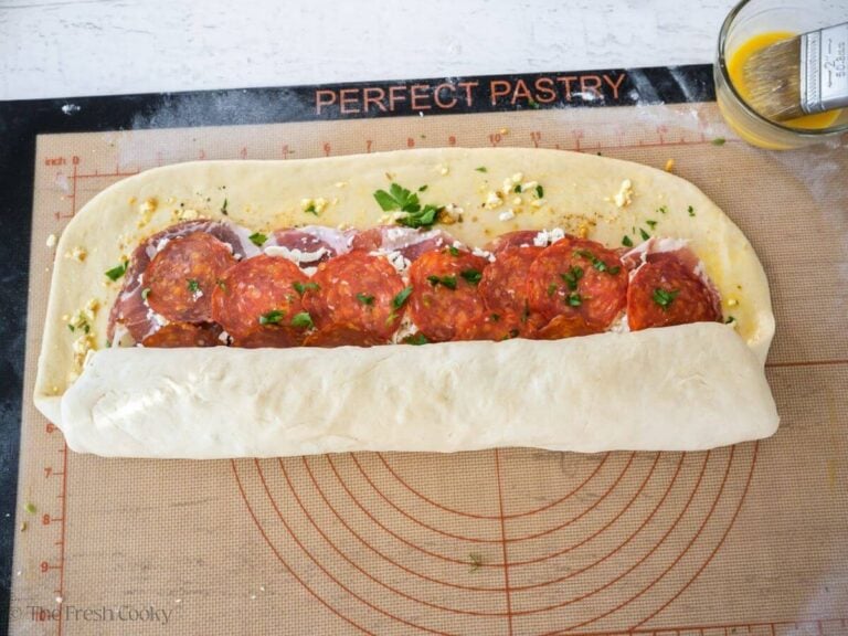 Roll tight, keeping edges folded in as you roll.