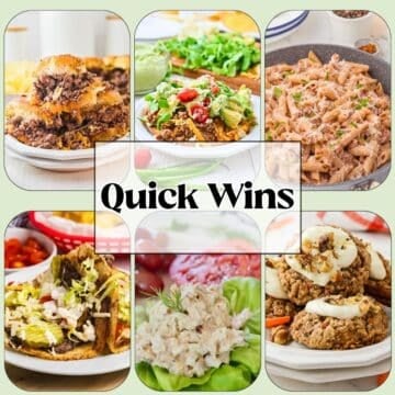 Quick Wins Dinner Plan